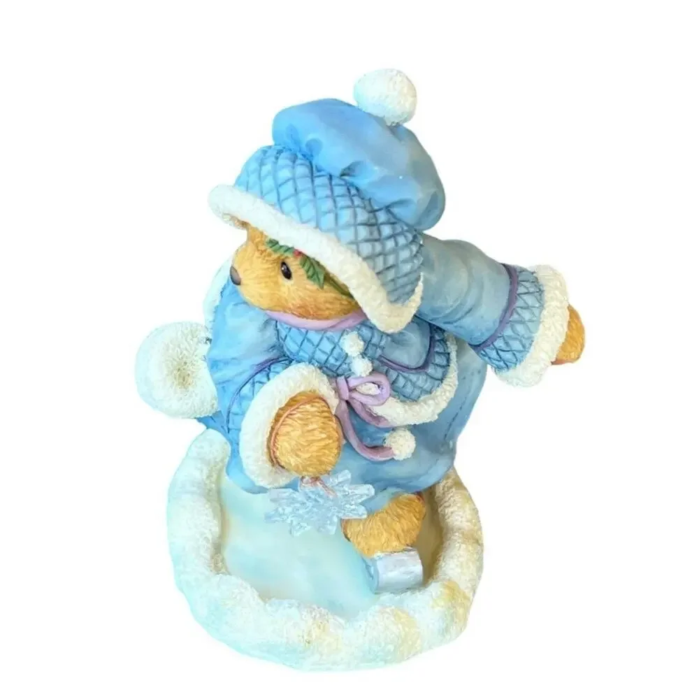 Cherished Teddies Candace Skating Skating On Holiday Joy #269778 1997 Enesco
